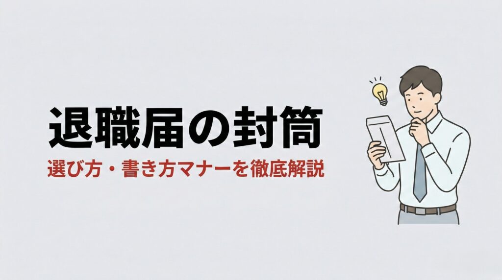 退職届の封筒